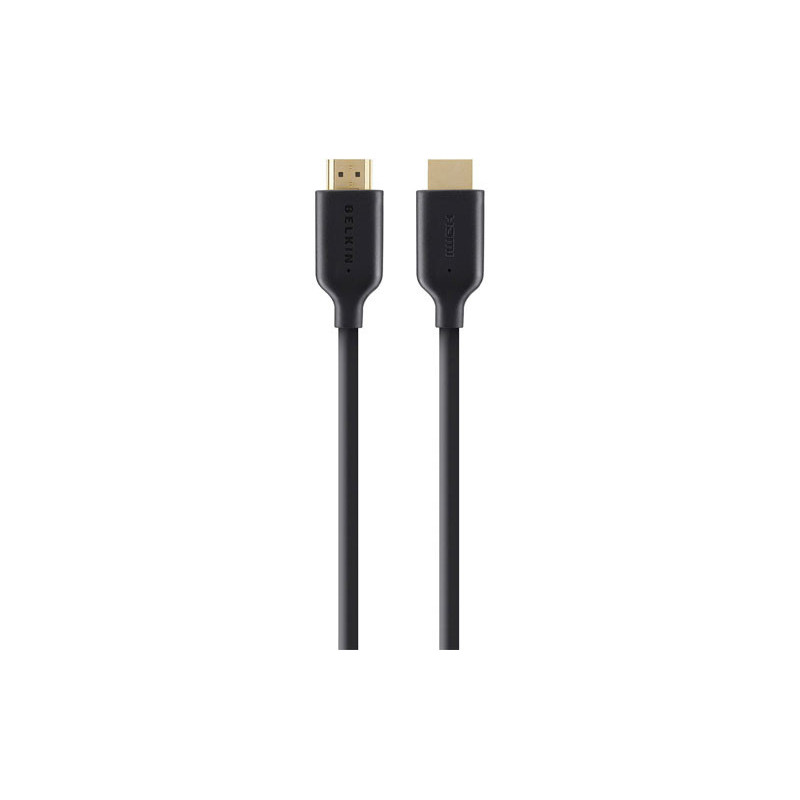 Belkin HDMI - HDMI, 2m HDMI-kaapeli HDMI-tyyppi A (vakio) Musta