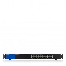 Linksys LGS124P Hallitsematon L2 Gigabit Ethernet (10 100 1000) Power over Ethernet -tuki 1U Musta