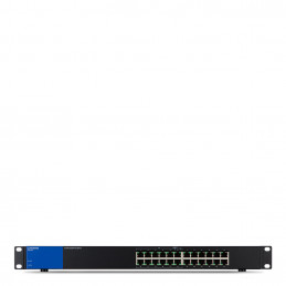 Linksys LGS124P Hallitsematon L2 Gigabit Ethernet (10 100 1000) Power over Ethernet -tuki 1U Musta