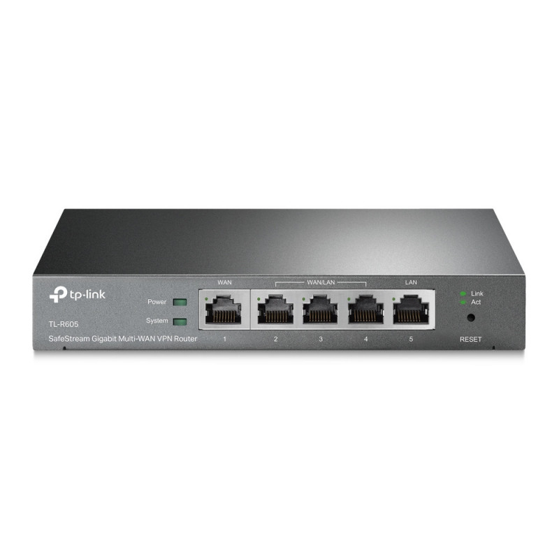 TP-Link TL-R605 langallinen reititin Gigabitti Ethernet Musta