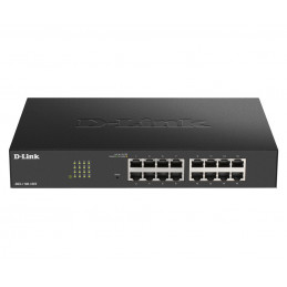 D-Link DGS-1100-16V2 verkkokytkin Hallittu L2 Gigabit Ethernet (10 100 1000) Musta