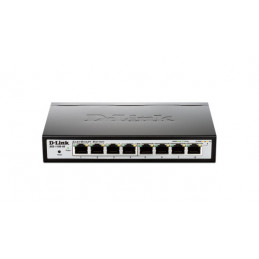 D-Link DGS-1100-08 Hallittu Gigabit Ethernet (10 100 1000) Musta