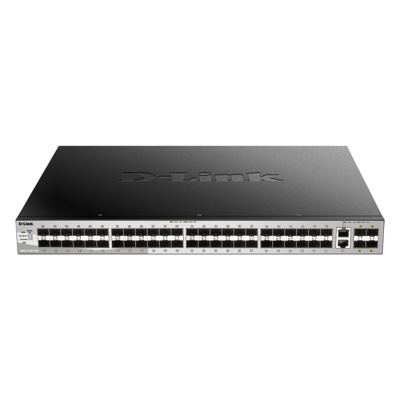 D-Link DGS-3130-54S E verkkokytkin Hallittu L3 10G Ethernet (100 1000 10000) Harmaa