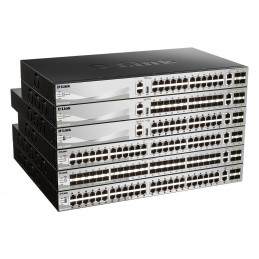 D-Link DGS-3130-54S E verkkokytkin Hallittu L3 10G Ethernet (100 1000 10000) Harmaa