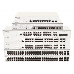 D-Link DBS-2000-52MP E verkkokytkin Hallittu L2 Gigabit Ethernet (10 100 1000) Power over Ethernet -tuki Valkoinen