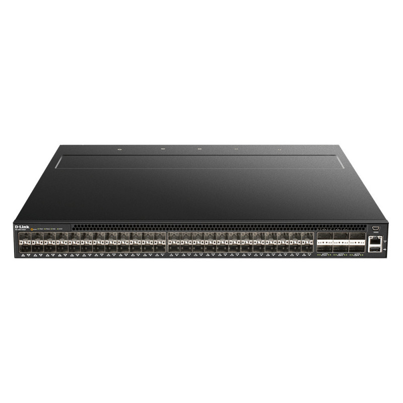 D-Link DQS-5000-54SQ28 Hallittu L2 L3 10G Ethernet (100 1000 10000) 1U Musta