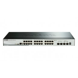 D-Link DGS-1510 Hallittu L3 Gigabit Ethernet (10 100 1000) Power over Ethernet -tuki Musta