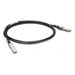 D-Link QSFP+, 1m InfiniBand-kaapeli QSFP+ Musta