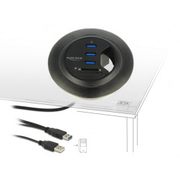 DeLOCK 62869 pistorasia Musta