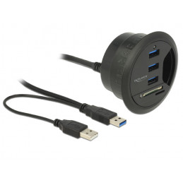 DeLOCK 62869 pistorasia Musta