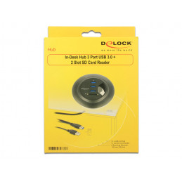 DeLOCK 62869 pistorasia Musta