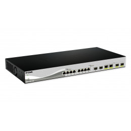 D-Link DXS-1210-12SC E verkkokytkin Hallittu L2 10G Ethernet (100 1000 10000) 1U Musta, Hopea