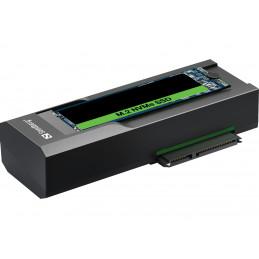 Sandberg USB-3 Cloner+Dock M2+NVMe+SATA USB 3.2 Gen 2 (3.1 Gen 2) Type-C Musta