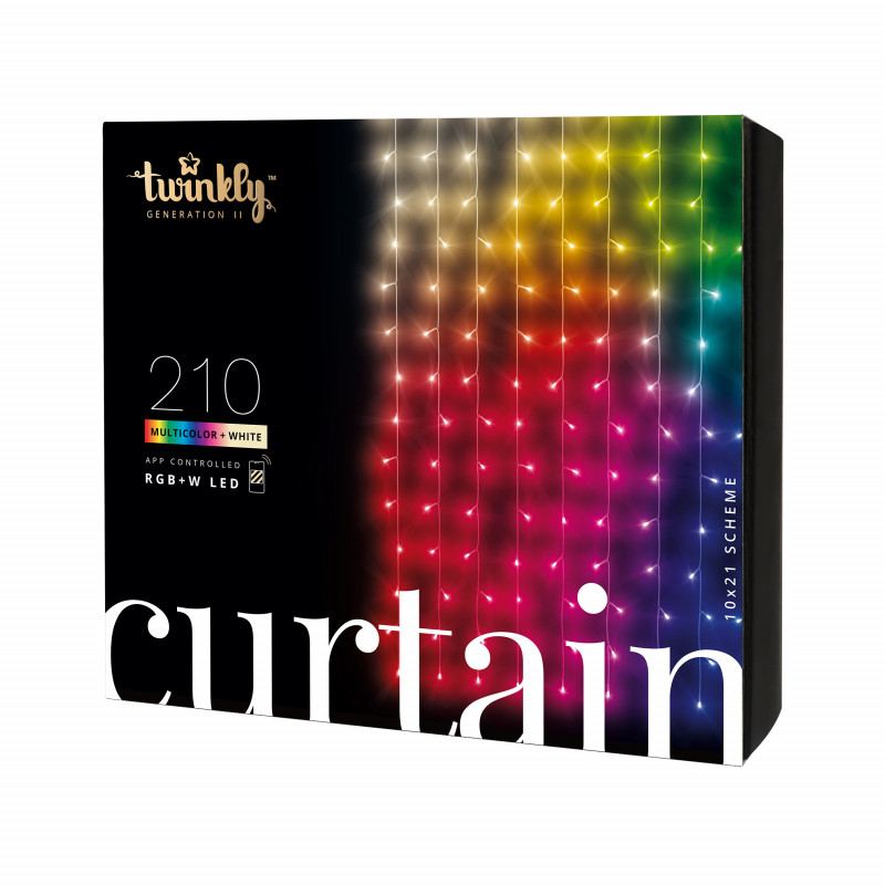 Twinkly Curtain Wi-Fi Bluetooth Musta