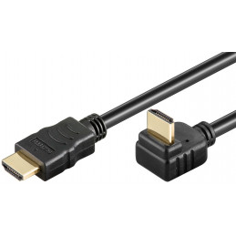 Goobay 61263 HDMI-kaapeli 0,5 m HDMI-tyyppi A (vakio) Musta