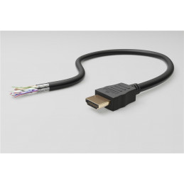 Goobay 61263 HDMI-kaapeli 0,5 m HDMI-tyyppi A (vakio) Musta