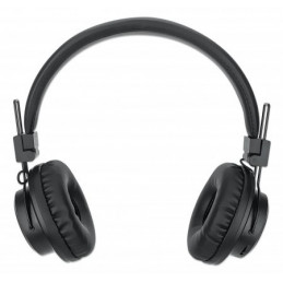 Manhattan 165389 kuulokkeet ja kuulokemikrofoni Langallinen & langaton Pääpanta Puhelut Musiikki Micro-USB Bluetooth Musta