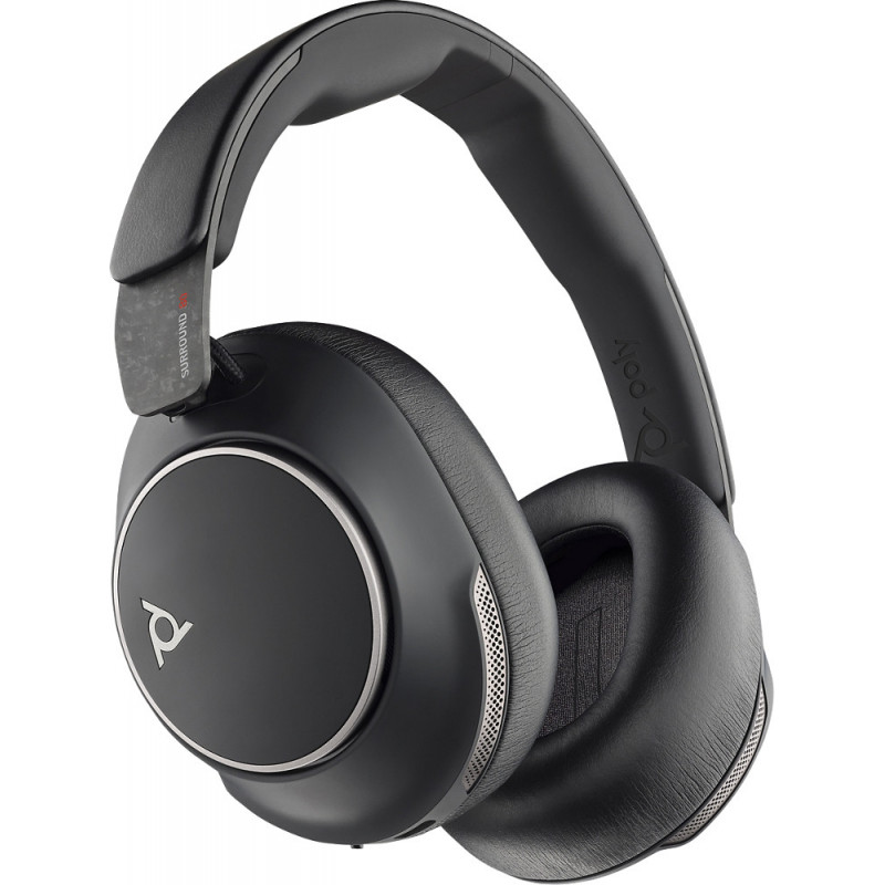 POLY Voyager Surround 80 UC Kuulokkeet Langaton Pääpanta Musiikki Päivittäin USB Type-C Bluetooth Musta