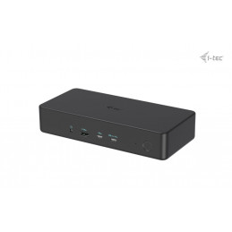 i-tec CADUAL4KDOCKPD2 kannettavien tietokoneiden telakka ja porttitoistin Langallinen USB 3.2 Gen 1 (3.1 Gen 1) Type-C Musta