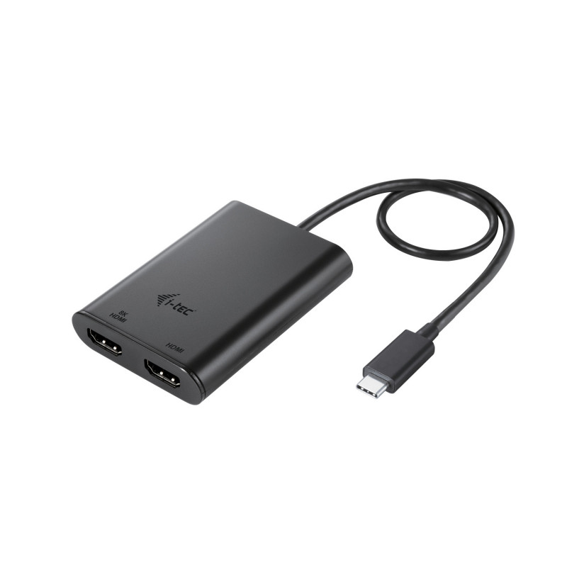 i-tec C31DUAL4K60HDMI USB grafiikka-adapteri 7680 x 4320 pikseliä Musta