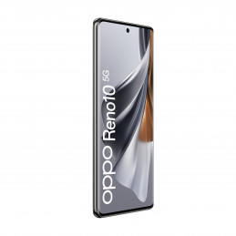 OPPO Reno 10 5G 17 cm (6.7") Kaksois-SIM Android 13 USB Type-C 8 GB 256 GB 5000 mAh Harmaa, Hopea