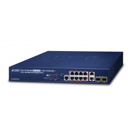PLANET GS-5220-8P2T2S verkkokytkin Hallittu L2+ Gigabit Ethernet (10 100 1000) Power over Ethernet -tuki 1U Sininen