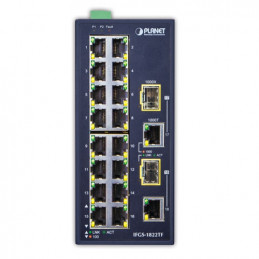 PLANET IFGS-1822TF verkkokytkin Hallitsematon Fast Ethernet (10 100) Sininen