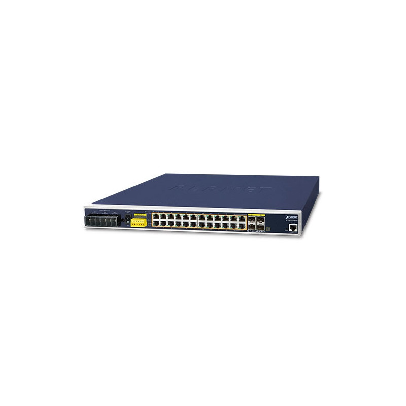 PLANET IGS-6325-24P4S verkkokytkin Hallittu L3 Gigabit Ethernet (10 100 1000) Power over Ethernet -tuki 1U Sininen