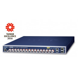 PLANET LRP-1622CS verkkokytkin Hallittu L2 L4 Gigabit Ethernet (10 100 1000) Power over Ethernet -tuki 1U Sininen