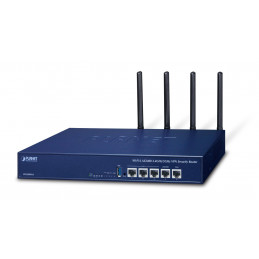 PLANET Wi-Fi 6 AX2400 2.4GHz 5GHz langaton reititin Gigabitti Ethernet Sininen