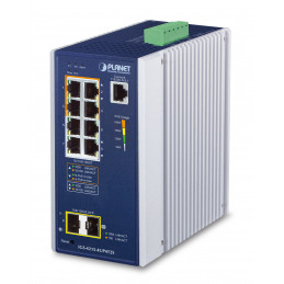PLANET IGS-4215-4UP4T2S verkkokytkin Hallittu L2 L4 Gigabit Ethernet (10 100 1000) Power over Ethernet -tuki Alumiini, Sininen