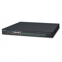 PLANET XGS-6350-12X8TR verkkokytkin Hallittu L3 Gigabit Ethernet (10 100 1000) 1U Musta
