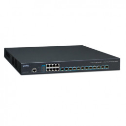 PLANET XGS-6350-12X8TR verkkokytkin Hallittu L3 Gigabit Ethernet (10 100 1000) 1U Musta