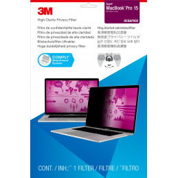 3M High Clarity -tietoturvasuoja kannettavaan 15-tuumaiseen Apple® MacBook Pro® -tietokoneeseen (2016)