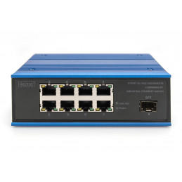 Digitus DN-651136 verkkokytkin Hallitsematon Gigabit Ethernet (10 100 1000) Musta, Sininen