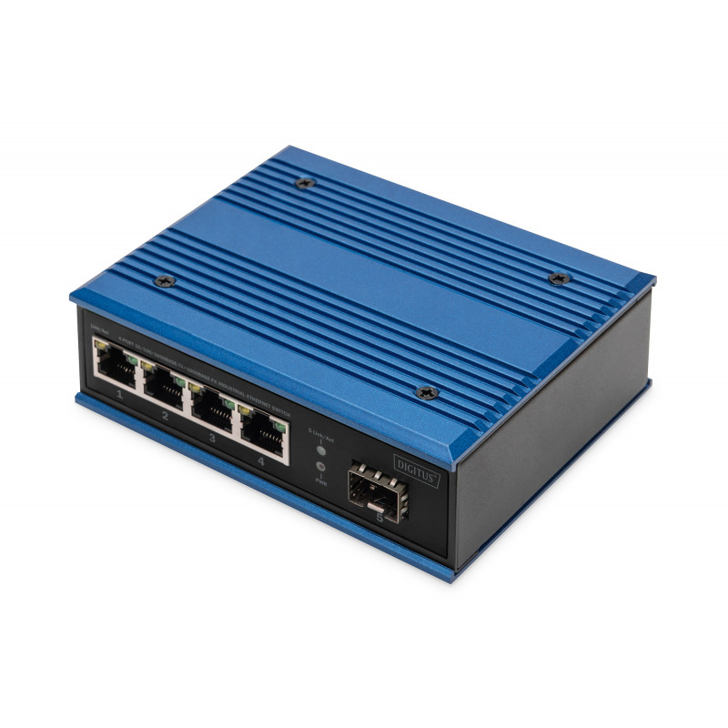 Digitus DN-651134 verkkokytkin Hallitsematon Gigabit Ethernet (10 100 1000) Musta, Sininen