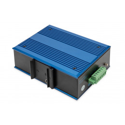 Digitus DN-651133 verkkokytkin Hallitsematon Fast Ethernet (10 100) Power over Ethernet -tuki Musta, Sininen