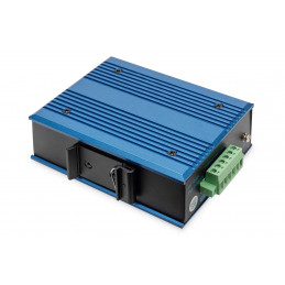 Digitus DN-651131 verkkokytkin Hallitsematon Fast Ethernet (10 100) Power over Ethernet -tuki Musta, Sininen