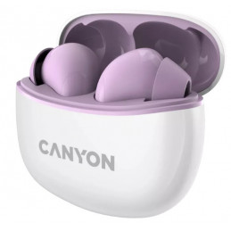 Canyon TWS-5 Kuulokkeet Langaton In-ear Puhelut Musiikki Urheilu Päivittäinen USB Type-C Bluetooth Violetti