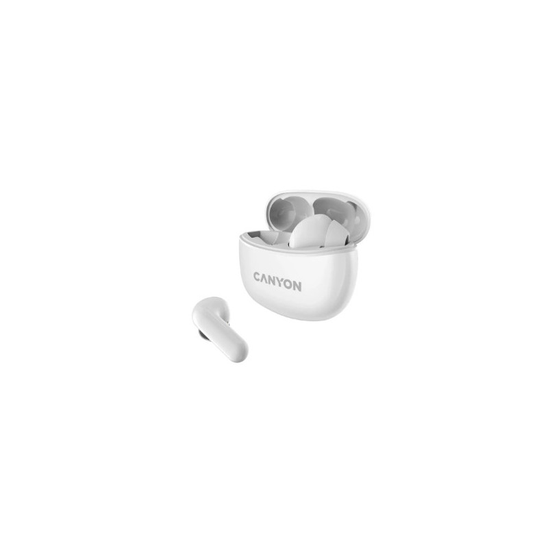 Canyon CNS-TWS5W kuulokkeet ja kuulokemikrofoni Langaton In-ear Puhelut Musiikki Urheilu Päivittäinen USB Type-C Bluetooth