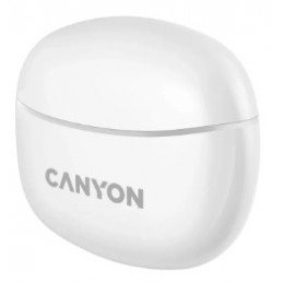 Canyon CNS-TWS5W kuulokkeet ja kuulokemikrofoni Langaton In-ear Puhelut Musiikki Urheilu Päivittäinen USB Type-C Bluetooth