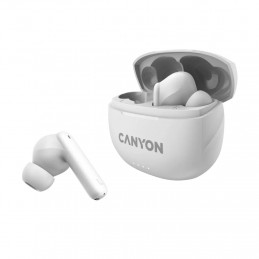 Canyon CNS-TWS8W kuulokkeet ja kuulokemikrofoni True Wireless Stereo (TWS) In-ear Puhelut Musiikki Urheilu Päivittäinen