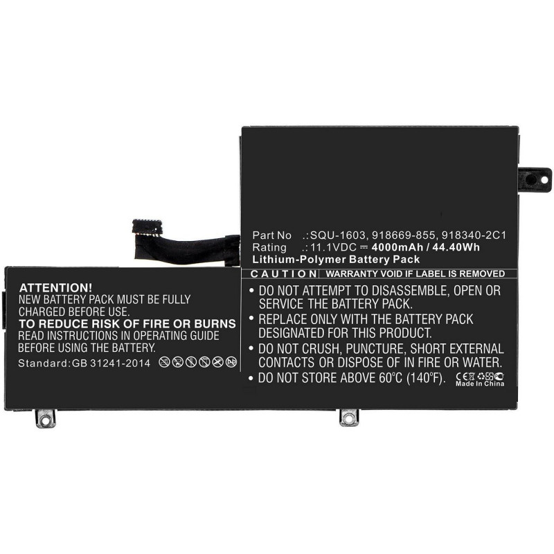 CoreParts MBXHP-BA0226 kannettavan tietokoneen varaosa Akku