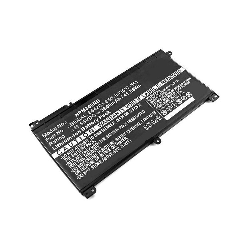 CoreParts MBXHP-BA0097 kannettavan tietokoneen varaosa Akku