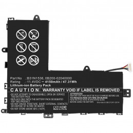 CoreParts MBXAS-BA0201 kannettavan tietokoneen varaosa Akku