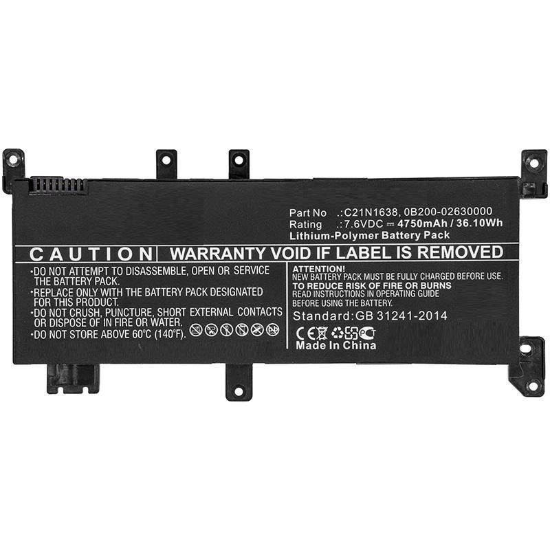 CoreParts MBXAS-BA0241 kannettavan tietokoneen varaosa Akku