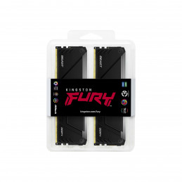 Kingston Technology FURY Beast RGB muistimoduuli 64 GB 4 x 16 GB DDR4 3200 MHz