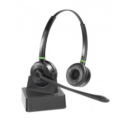 Gearlab G4550 Kuulokkeet Langaton Pääpanta Toimisto puhelukeskus Bluetooth Musta