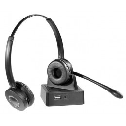 Gearlab G4555 Kuulokkeet Langaton Pääpanta Toimisto puhelukeskus Bluetooth Latausteline Musta