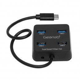 Gearlab GLB2354024 USB 3.2 Gen 1 (3.1 Gen 1) Type-C 5000 Mbit s Musta